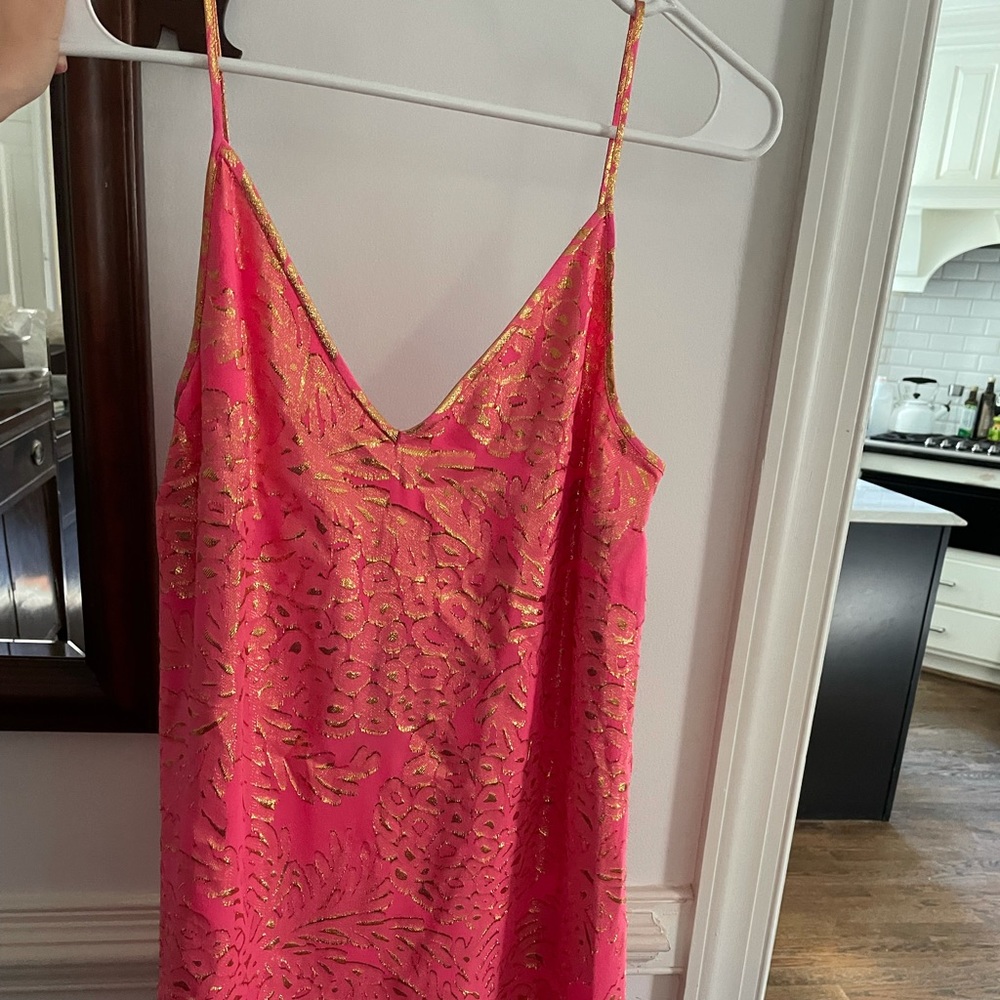 Lilly Pulitzer pineapple clip chiffon